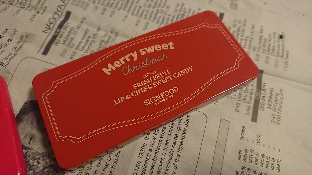 メリースウィートフレッシュフルーツリップ&チークスウィートキャンディ/SKINFOOD/口紅を使ったクチコミ(1枚目)