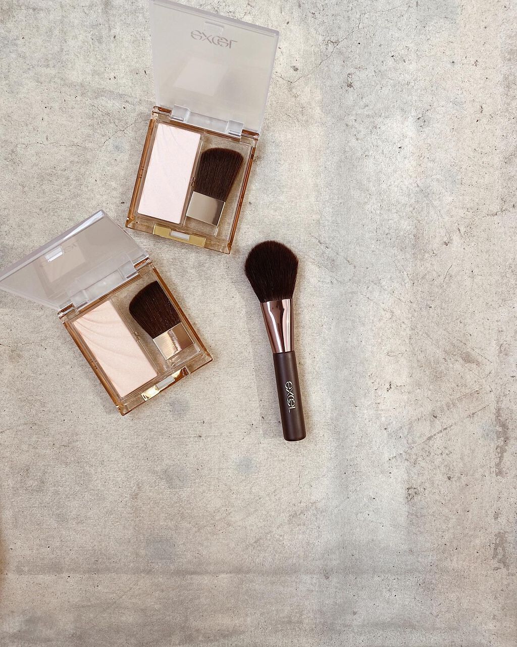 ドレープド シマーグロウ/excel/パウダーハイライトを使ったクチコミ（1枚目）