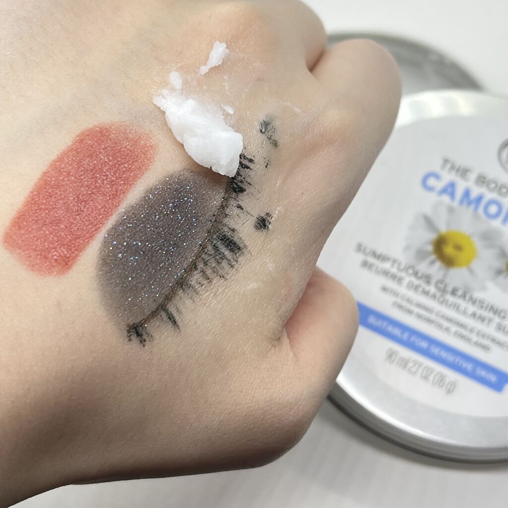 カモマイル サンプチュアス クレンジングバター/THE BODY SHOP/クレンジングバームを使ったクチコミ（1枚目）