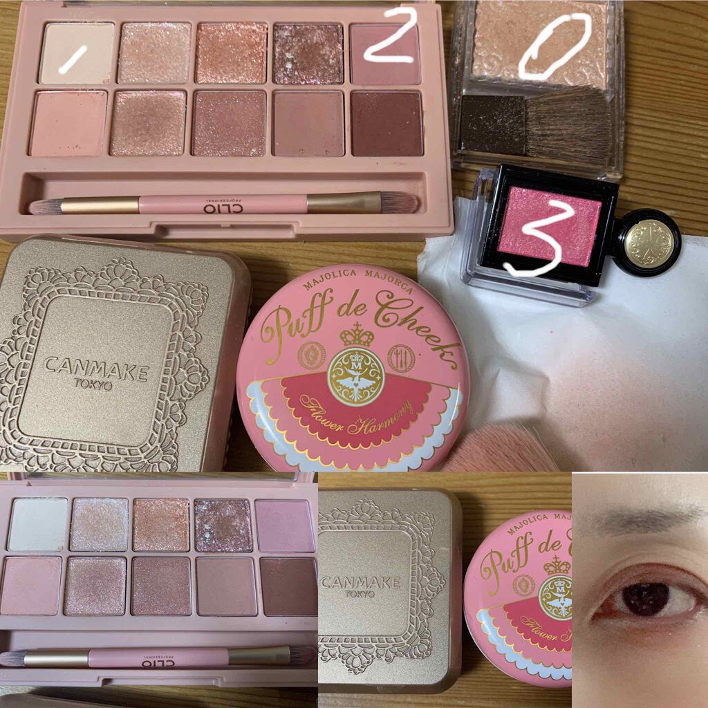 パフ・デ・チーク(フラワーハーモニー)/MAJOLICA MAJORCA/パウダーチークを使ったクチコミ(1枚目)