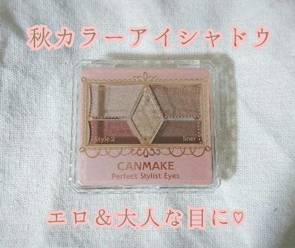 【旧品】パーフェクトスタイリストアイズ/キャンメイク/アイシャドウパレットを使ったクチコミ(1枚目)