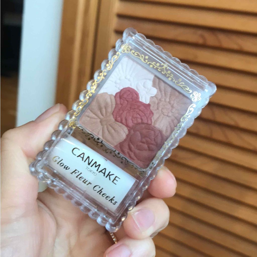 グロウフルールチークス/キャンメイク/パウダーチークを使ったクチコミ（1枚目）