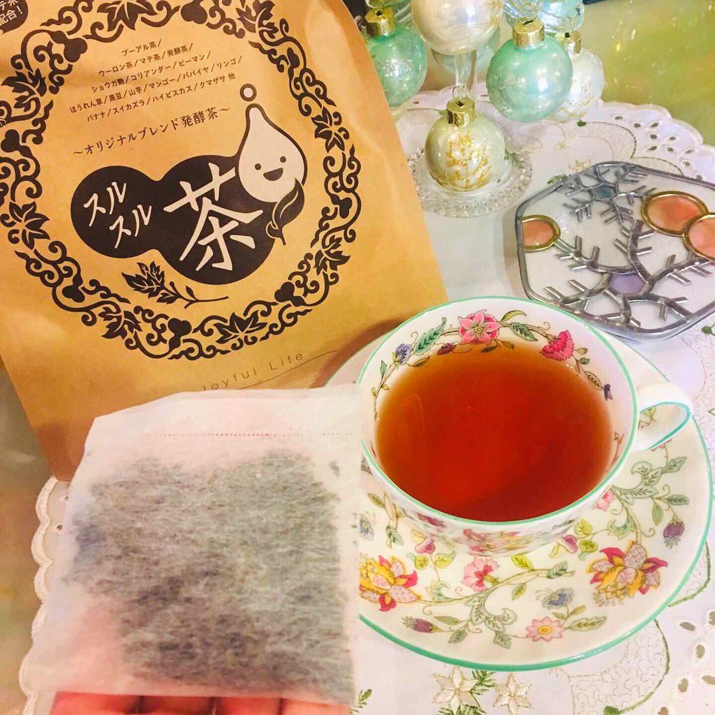 スルスル茶/スルスル/ドリンクを使ったクチコミ（3枚目）