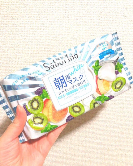 目ざまシート フレッシュ果実のホワイトタイプ/サボリーノ/シートマスク・パックを使ったクチコミ(1枚目)
