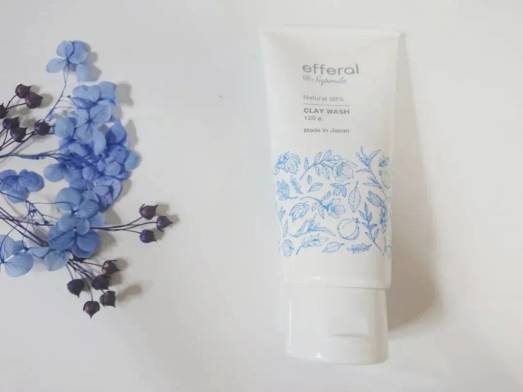 クレイウォッシュ/efferal/洗顔フォームを使ったクチコミ（1枚目）