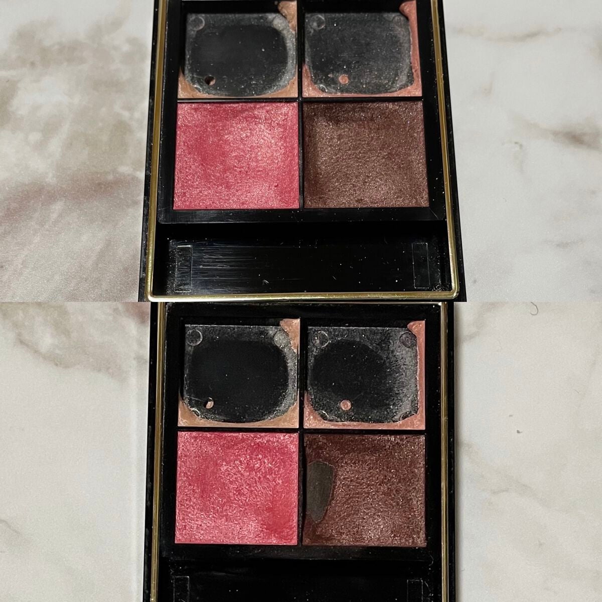 スキニーリッチシャドウ/excel/アイシャドウパレットを使ったクチコミ(4枚目)