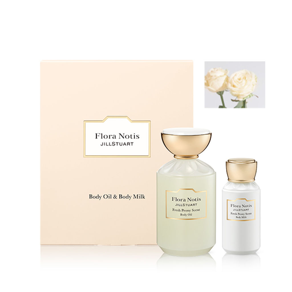 Flora Notis JILL STUART ホワイトローズ ボディオイル＆ボディミルク