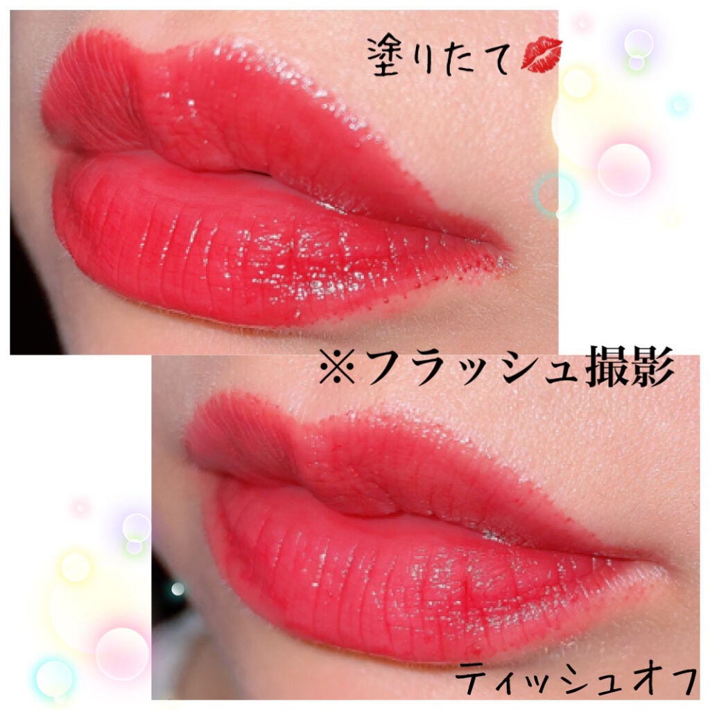 ラスティンググロスリップ/CEZANNE/口紅を使ったクチコミ(4枚目)