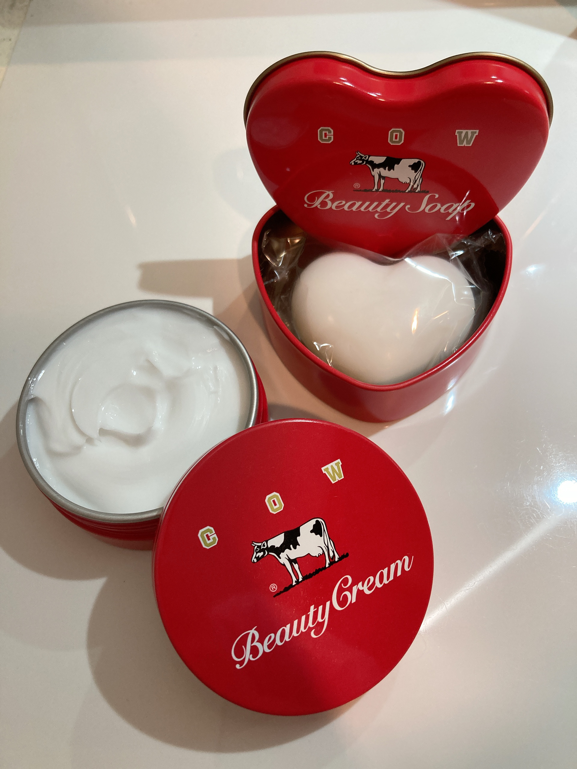カウブランド赤箱ミニハート缶/カウブランド/ボディ石鹸を使ったクチコミ（2枚目）