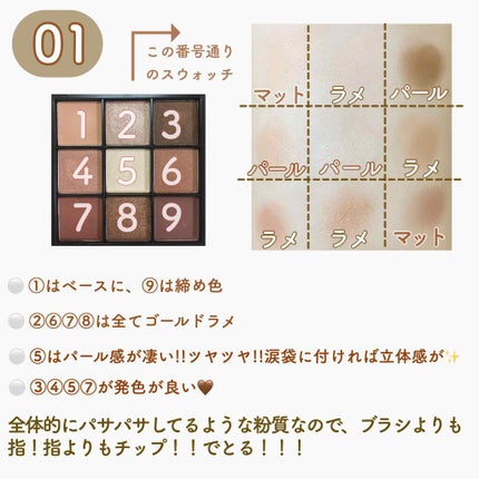 UR GLAM BLOOMING EYE COLOR PALETTE/U R GLAM/アイシャドウパレットを使ったクチコミ(2枚目)