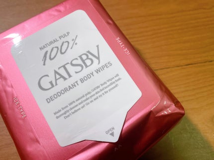 アイスデオドラント ボディペーパーN フリーズピーチ/ギャツビー/ボディシートを使ったクチコミ(1枚目)
