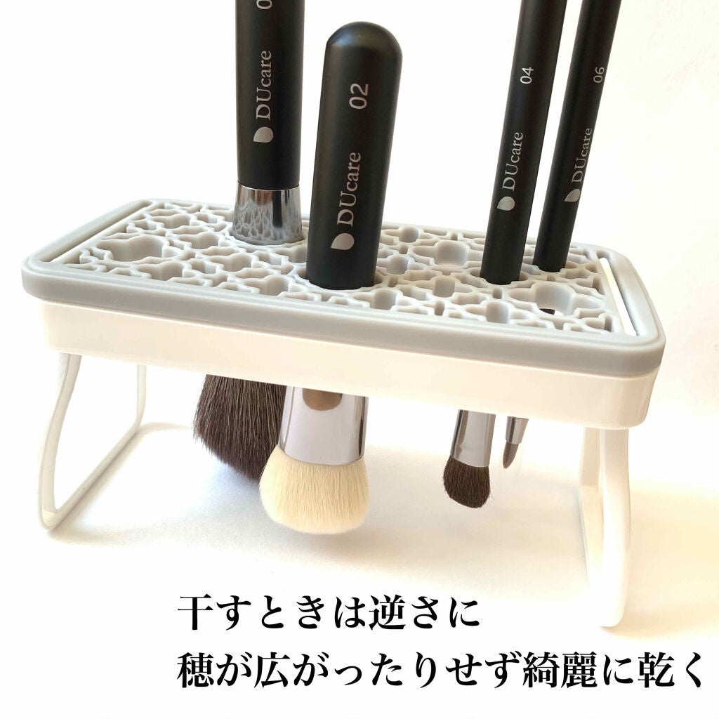 メイクブラシスタンド/セリア/その他化粧小物を使ったクチコミ(3枚目)