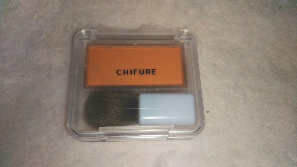 チーク カラー(ブラシ付)/ちふれ/パウダーチークを使ったクチコミ(1枚目)