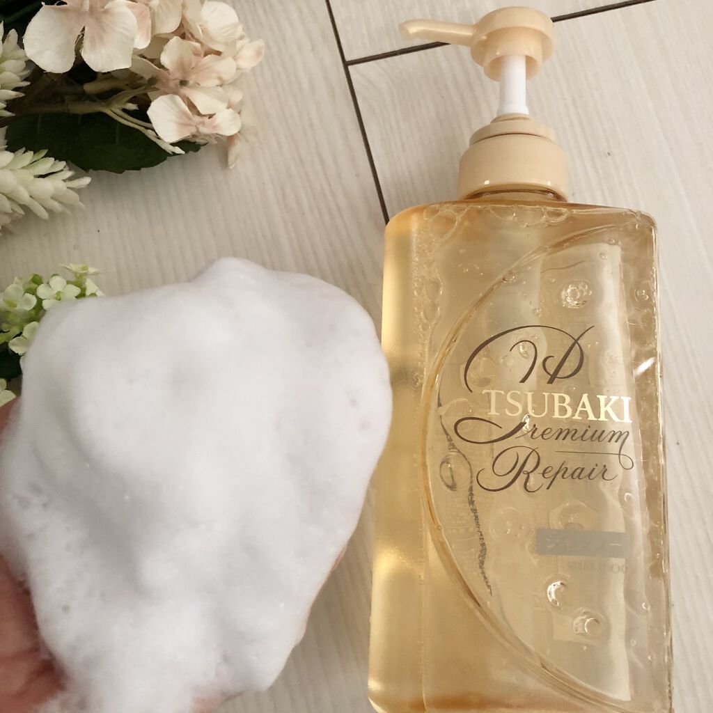 プレミアムリペア シャンプー／ヘアコンディショナー/TSUBAKI/市販シャンプーを使ったクチコミ（1枚目）