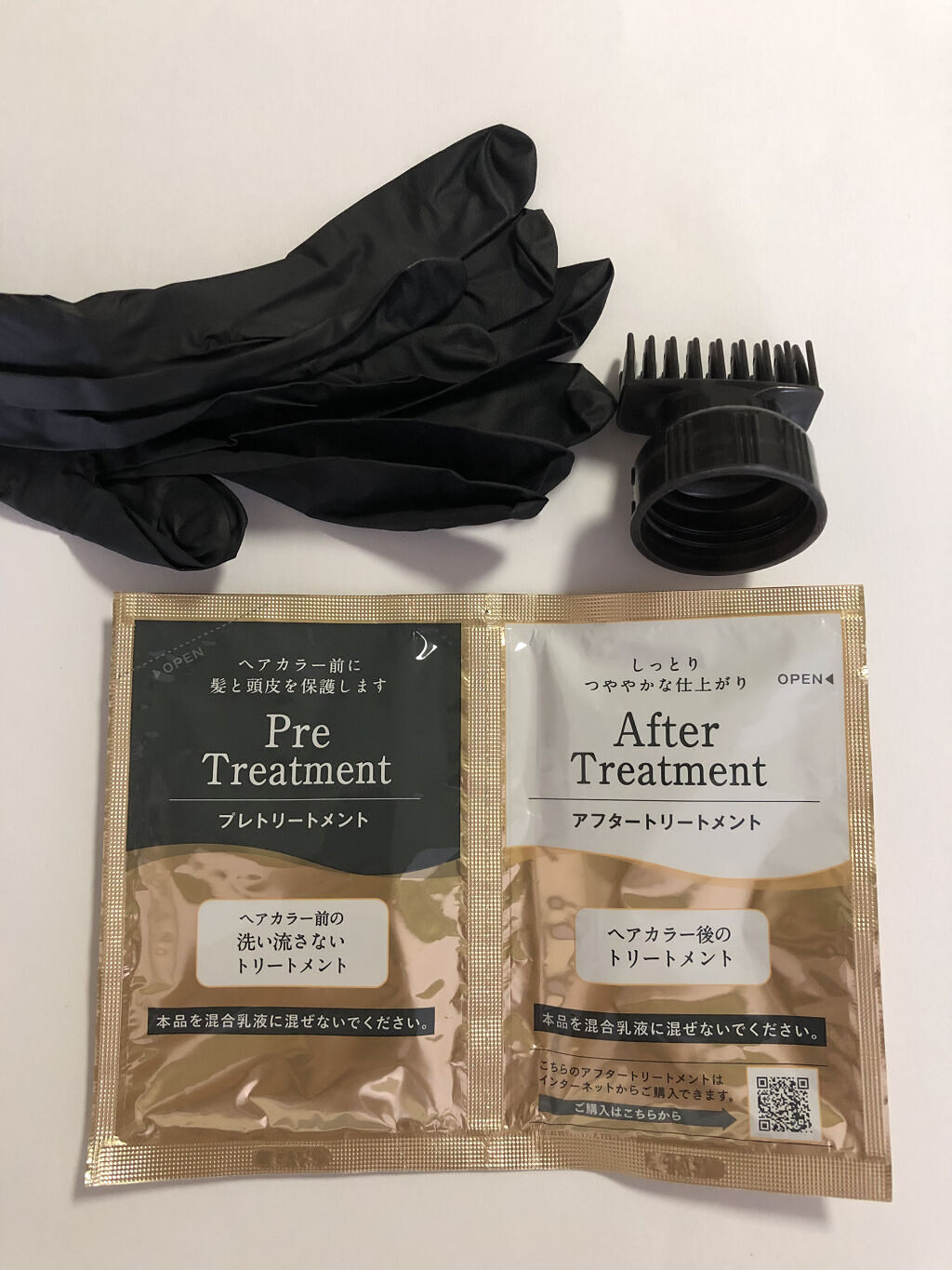 クリアリーカラー (白髪用)  チャコールグレージュ/クレオディーテ/ヘアカラーを使ったクチコミ（3枚目）