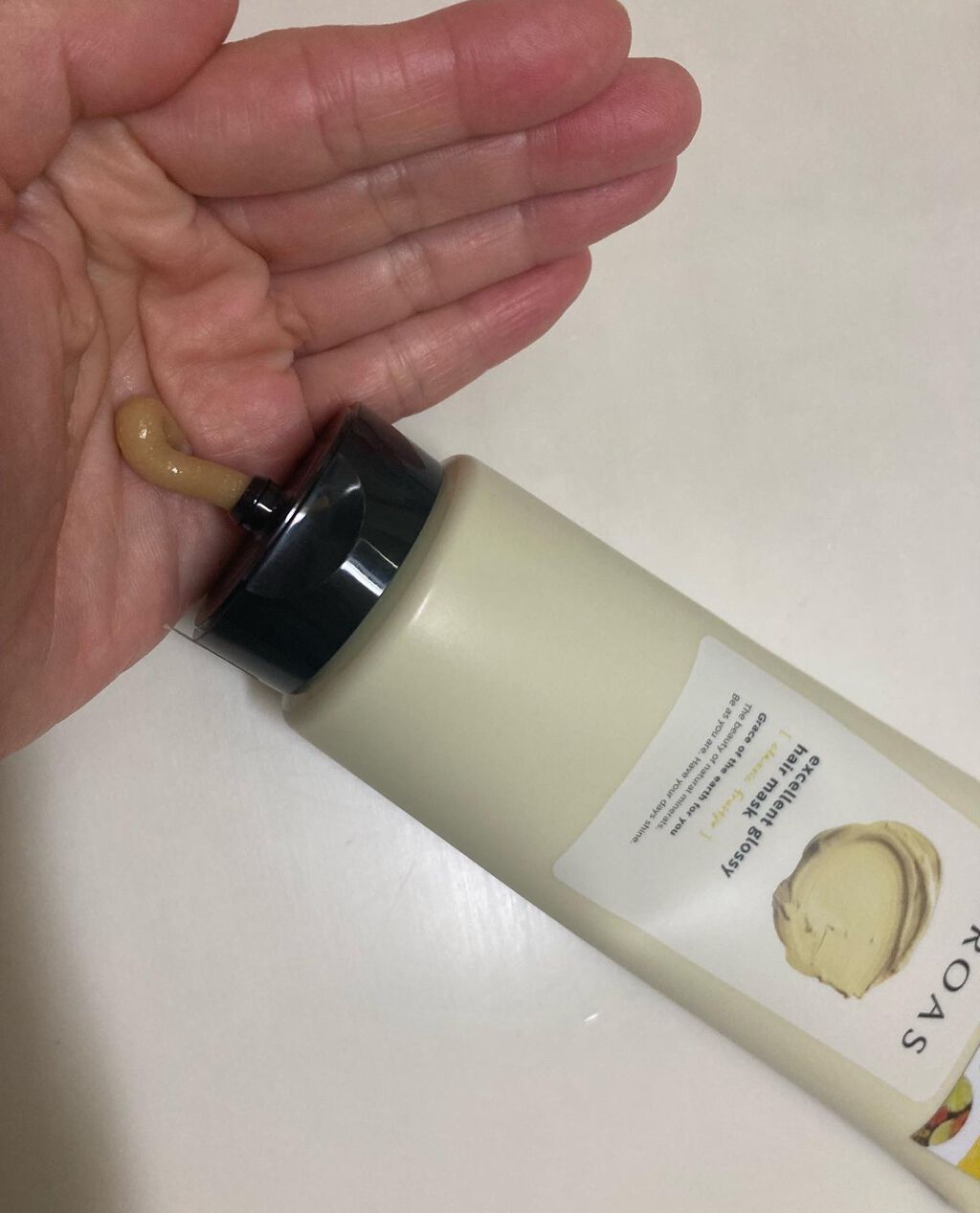 クレイヘアマスク エクセレントグロッシー/DROAS/ヘアマスク・ヘアパックを使ったクチコミ（3枚目）