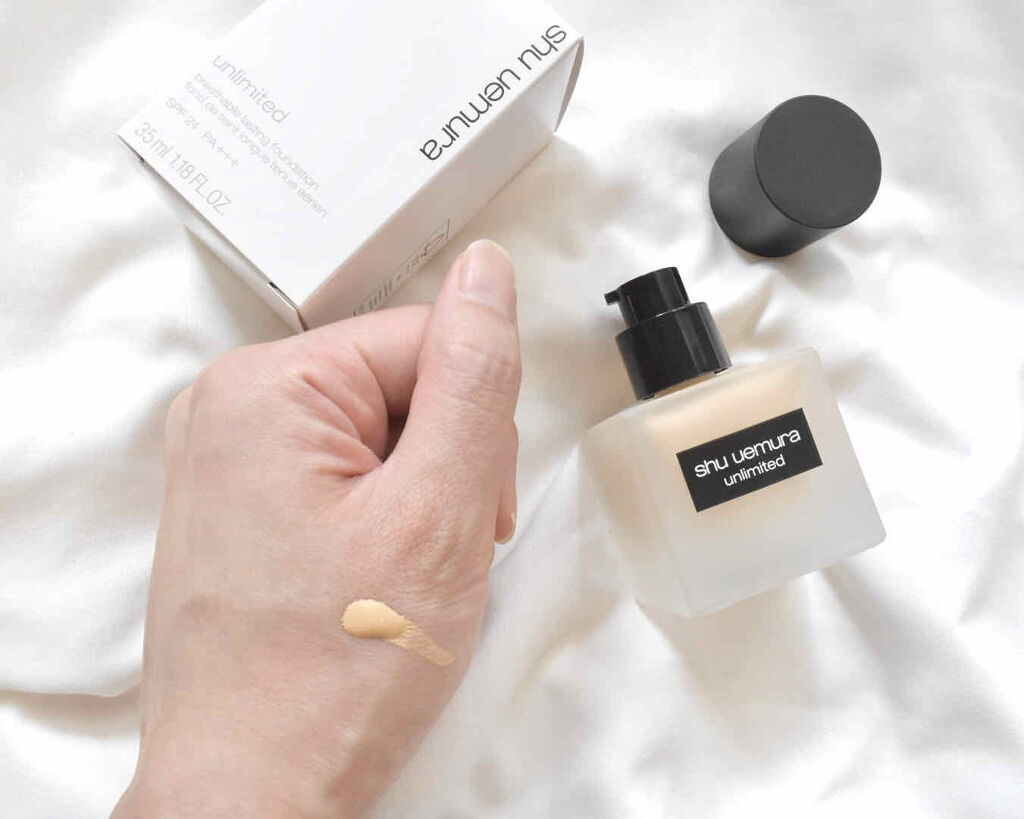 （旧）アンリミテッド ラスティング フルイド 644/shu uemura/リキッドファンデーションを使ったクチコミ（3枚目）