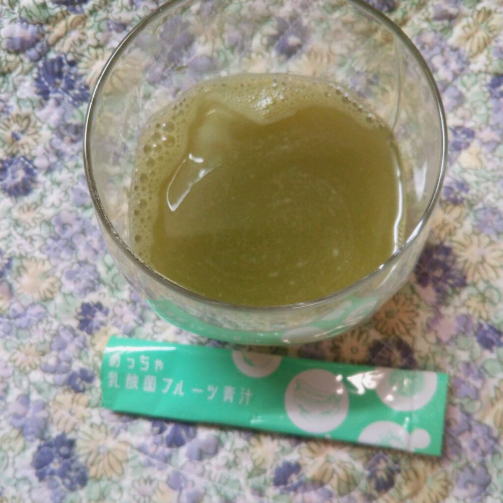 めっちゃ乳酸菌フルーツ青汁/味源/青汁を使ったクチコミ（3枚目）