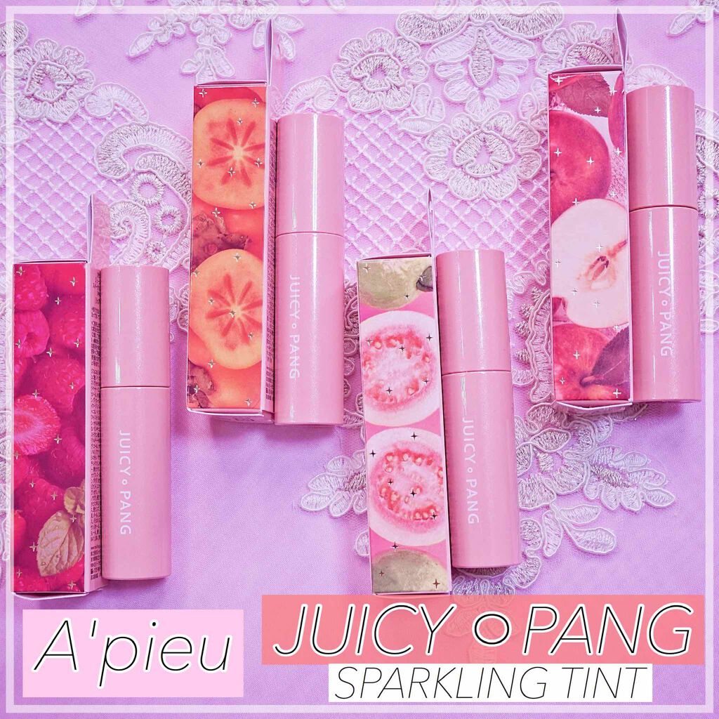 アピュー ジューシーパン スパークリングティント/A’pieu/口紅を使ったクチコミ(1枚目)