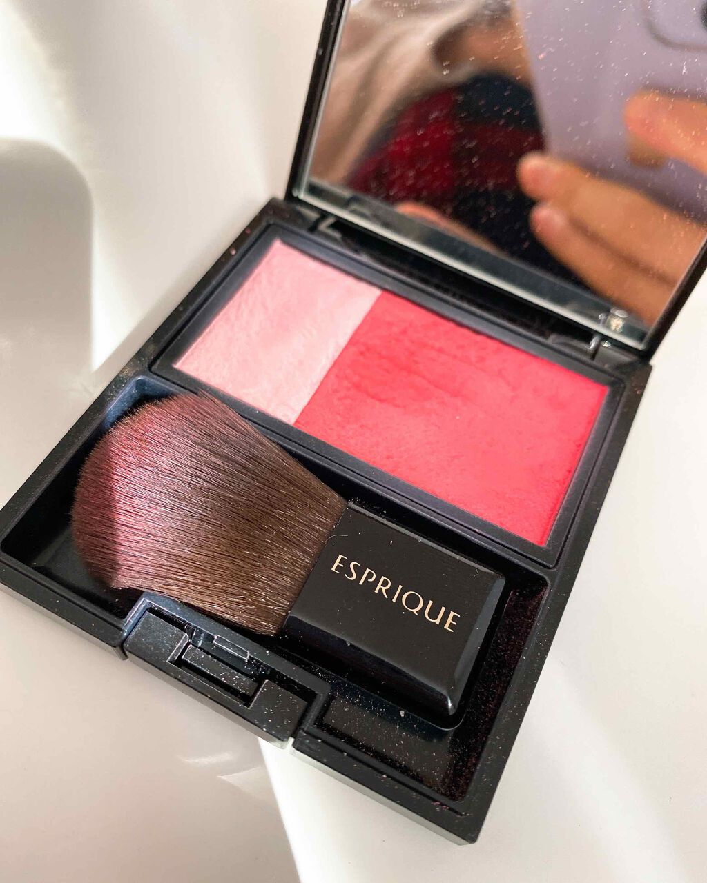 ピュアリーベール チーク ケース/ESPRIQUE/パウダーチークを使ったクチコミ（2枚目）