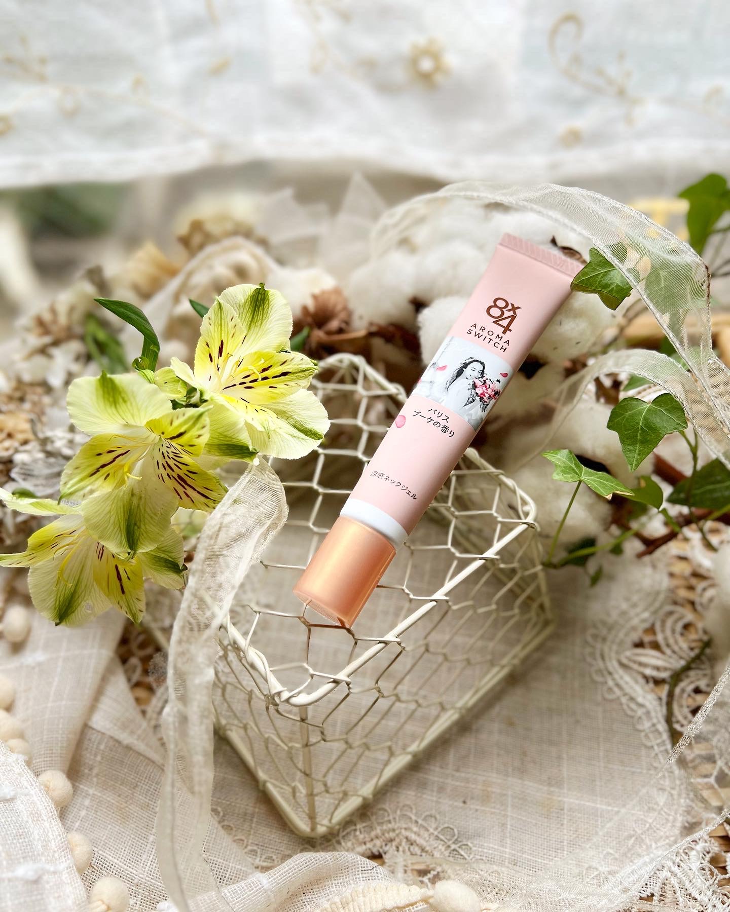 8x4 アロマスイッチ 涼感ネックジェル パリスブーケの香り/８ｘ４/デオドラント・制汗剤を使ったクチコミ（2枚目）