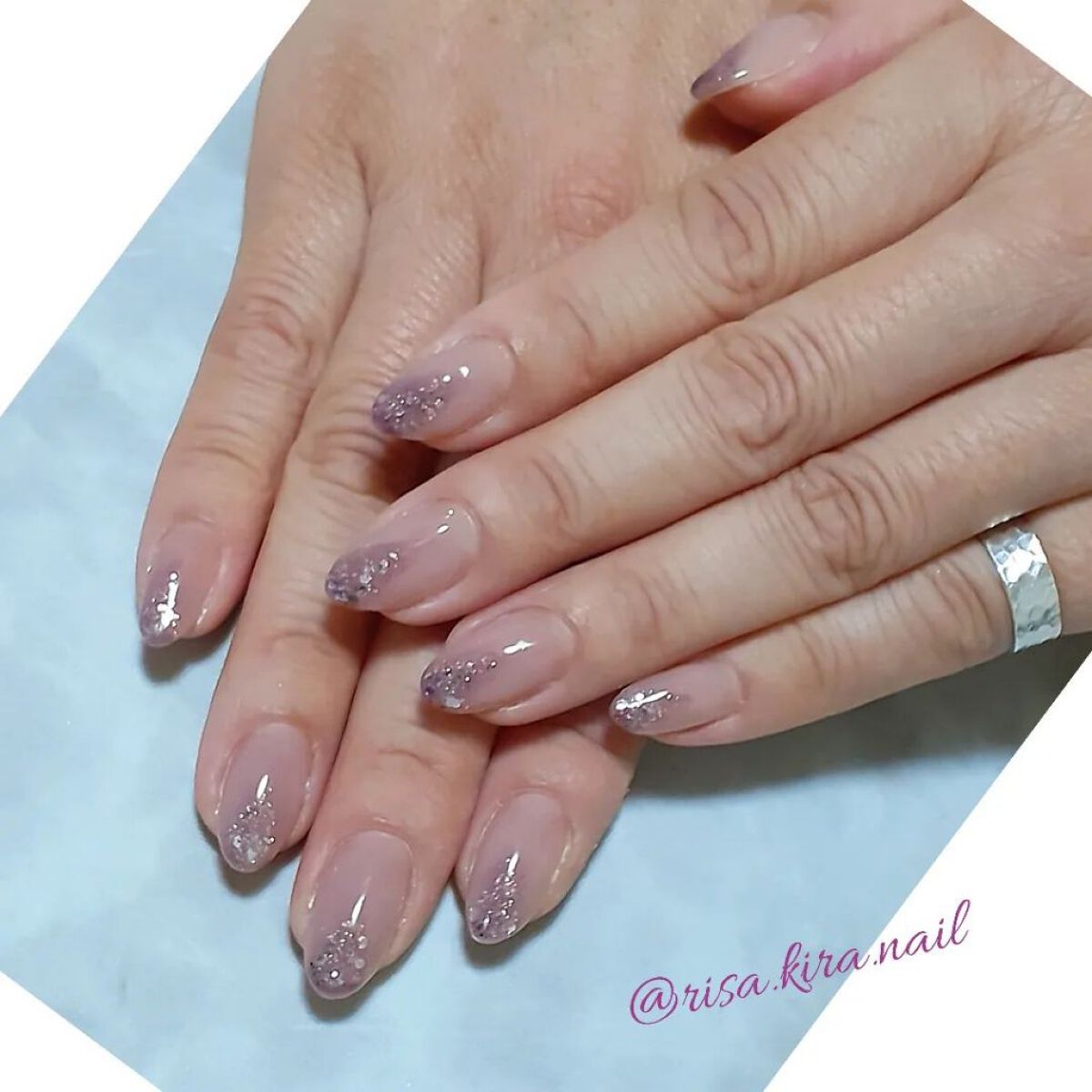 #ネイル,#ジェルネイル,#キラキラネイル,#上品ネイルのネイルデザイン
