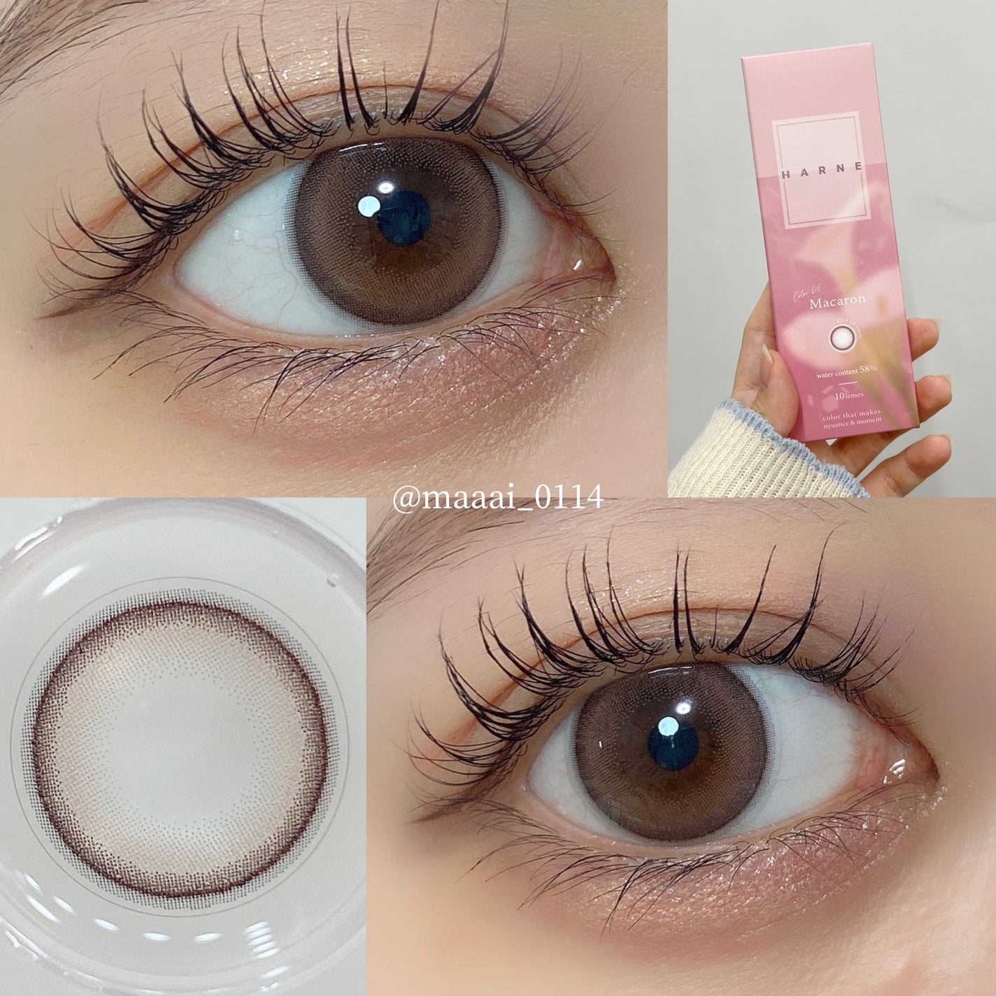 HARNE 1day/HARNE/ワンデー(1DAY)カラコンを使ったクチコミ(5枚目)