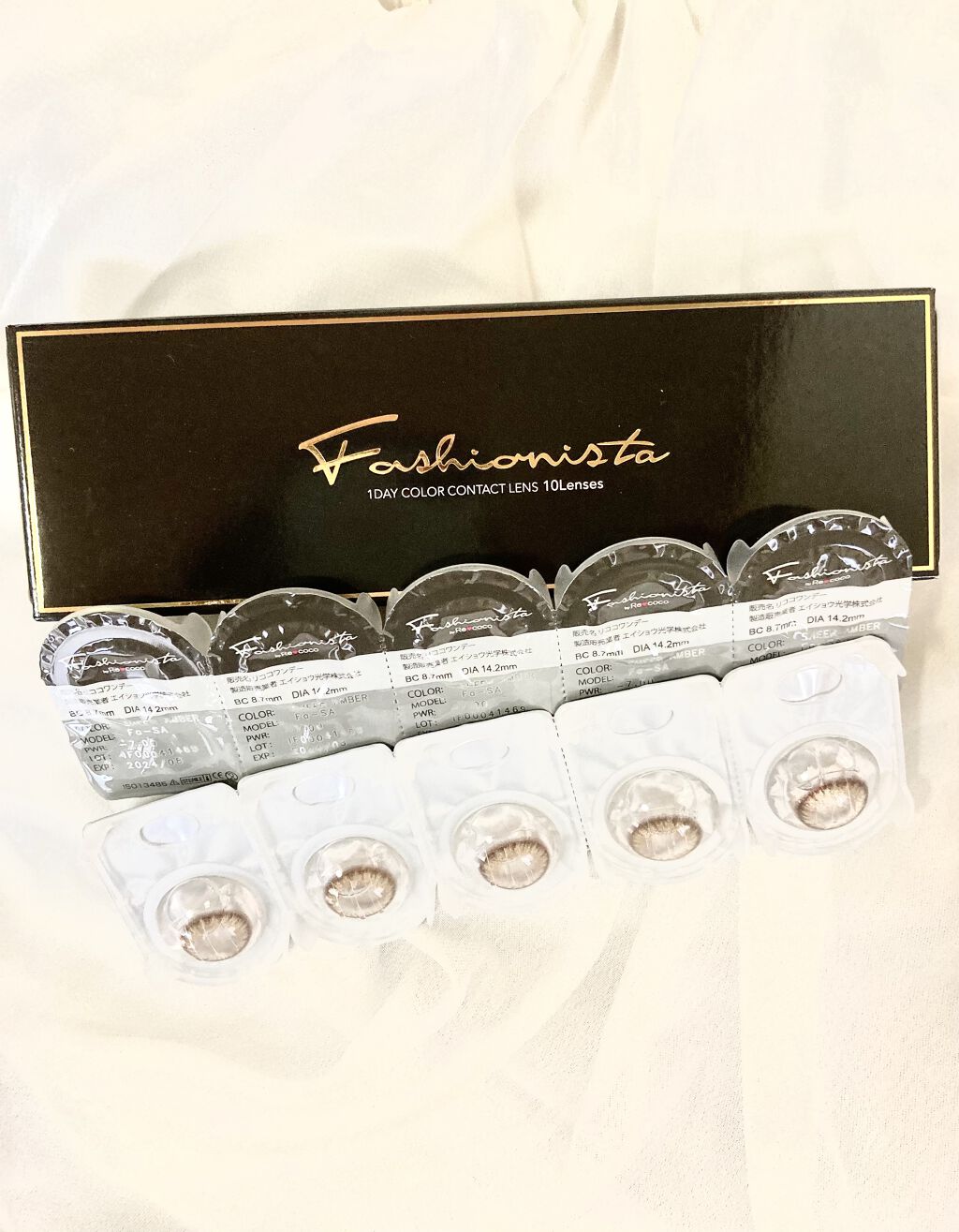 ファッショニスタ ワンデー/Fashionista/ワンデー（１DAY）カラコンを使ったクチコミ（1枚目）