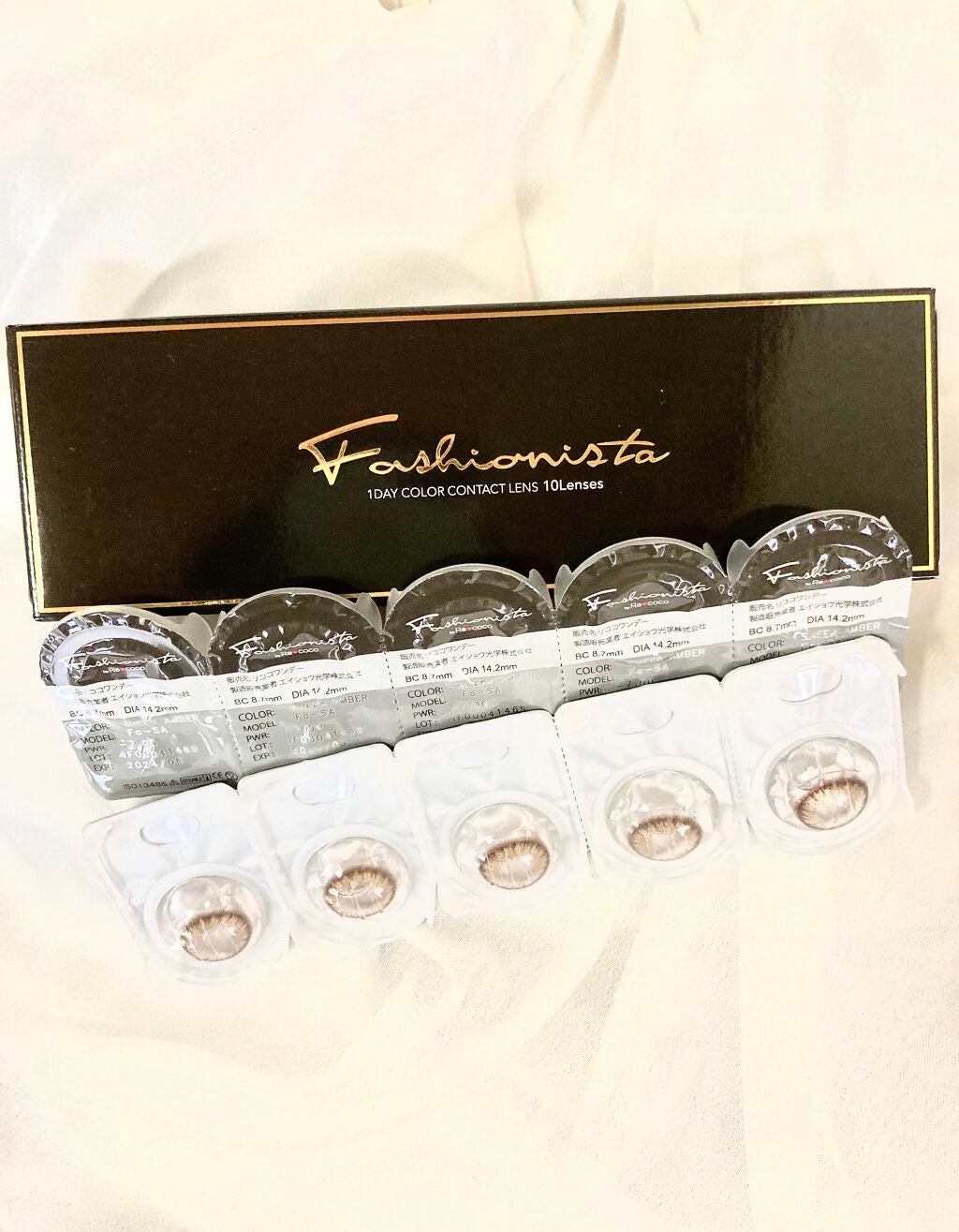 ファッショニスタ ワンデー/Fashionista/ワンデー(1DAY)カラコンを使ったクチコミ(1枚目)