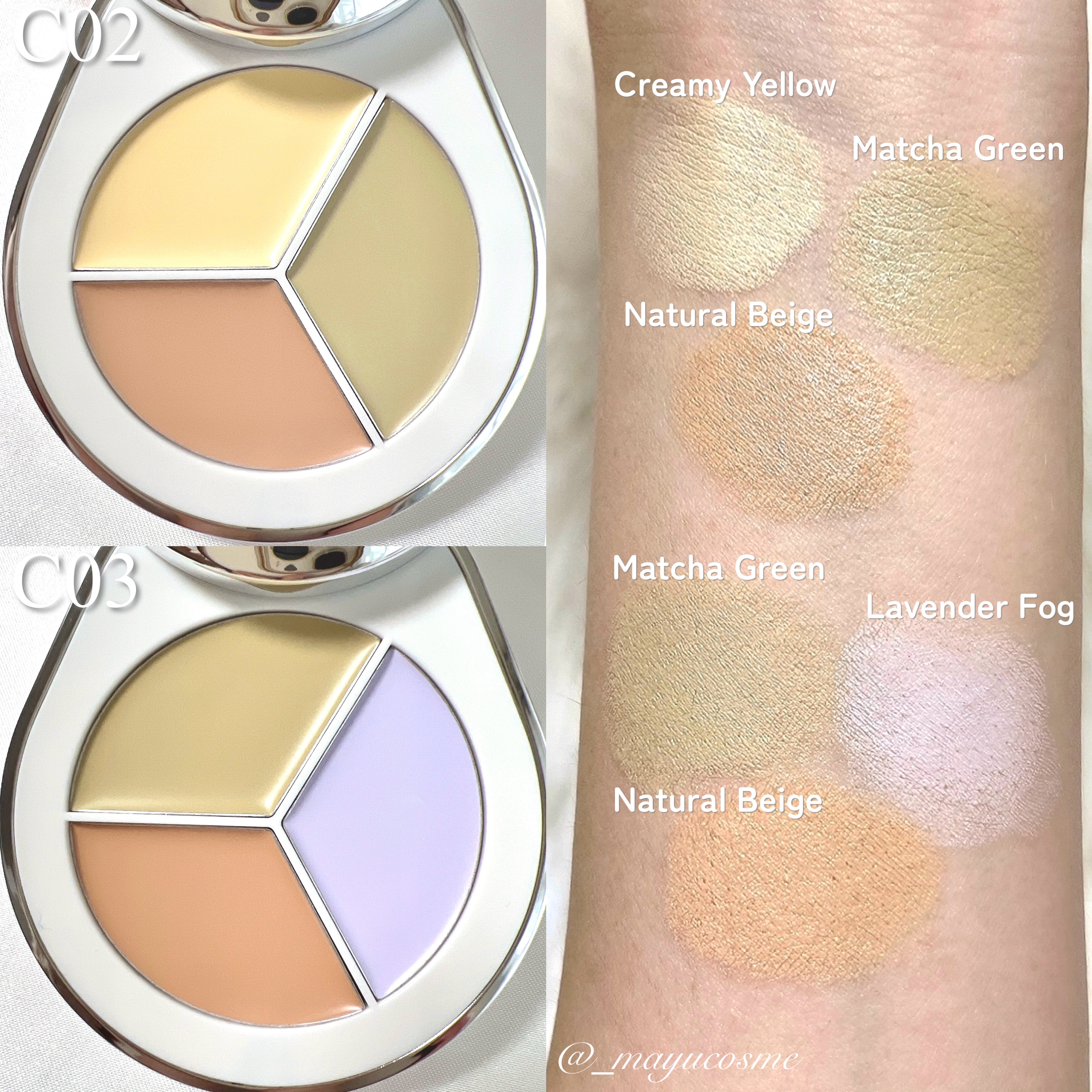 パーフェクトカバー コンシーラーパレット/Dear.A/パレットコンシーラーを使ったクチコミ（2枚目）