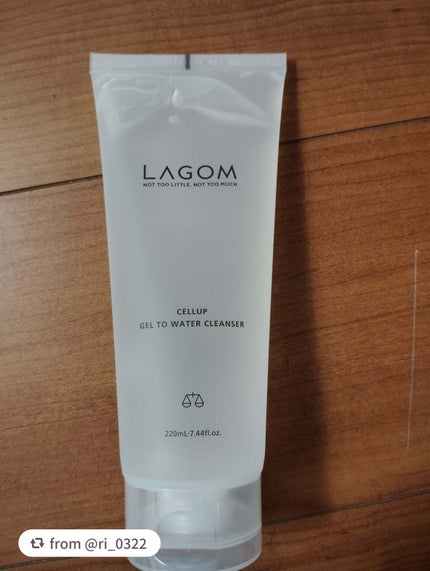 ラゴム ジェルトゥウォーター クレンザー(朝用洗顔)/LAGOM /その他洗顔料を使ったクチコミ(1枚目)