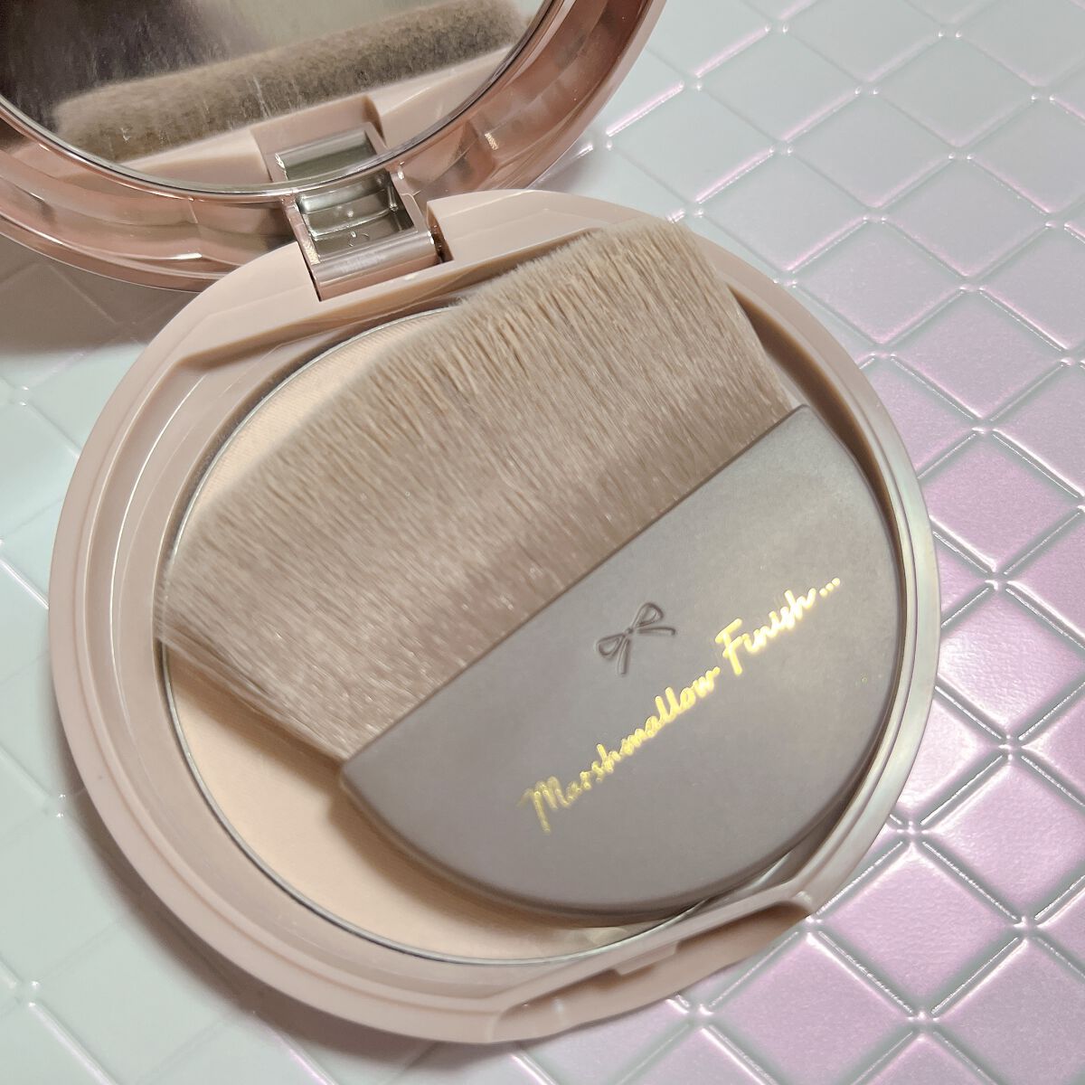 マシュマロフィニッシュパウダー/キャンメイク/プレストパウダーを使ったクチコミ（2枚目）