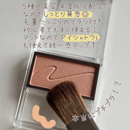 チークブラッシュ/CEZANNE/パウダーチークを使ったクチコミ(3枚目)
