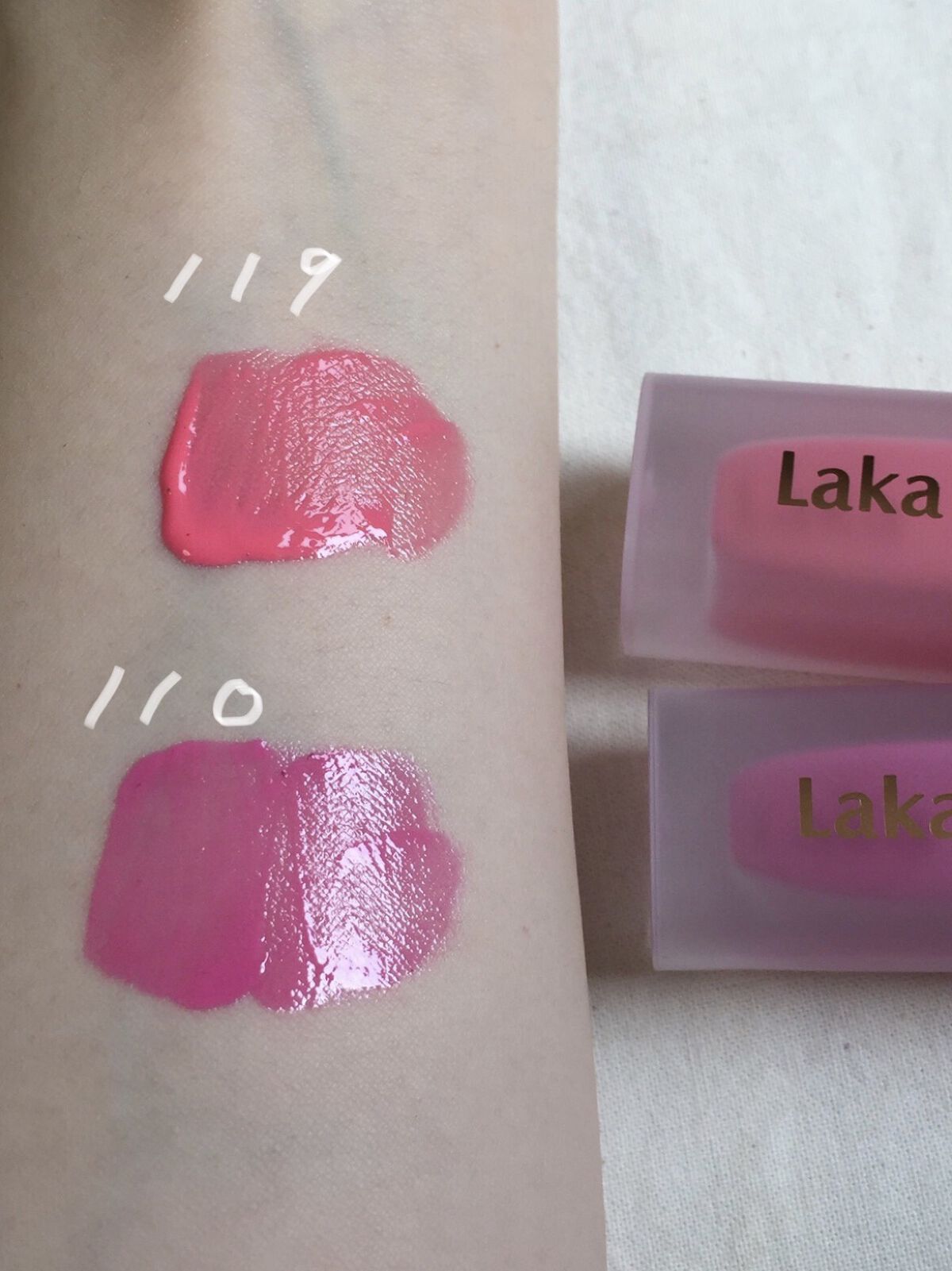 フルーティーグラムティント/Laka/リップティントを使ったクチコミ（2枚目）