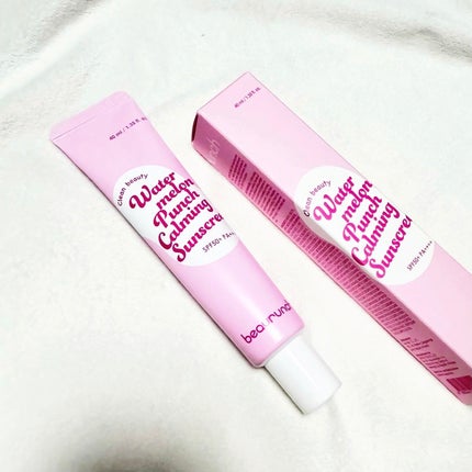 ウォーターメロン パンチ カミング サンスクリーン / スイカサンクリーム / SPF 50+ PA++++  /ビューランチ/日焼け止めクリームを使ったクチコミ(1枚目)
