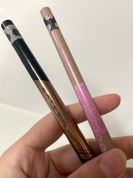 描くふたえアイライナー/CEZANNE/リキッドアイライナーを使ったクチコミ(3枚目)