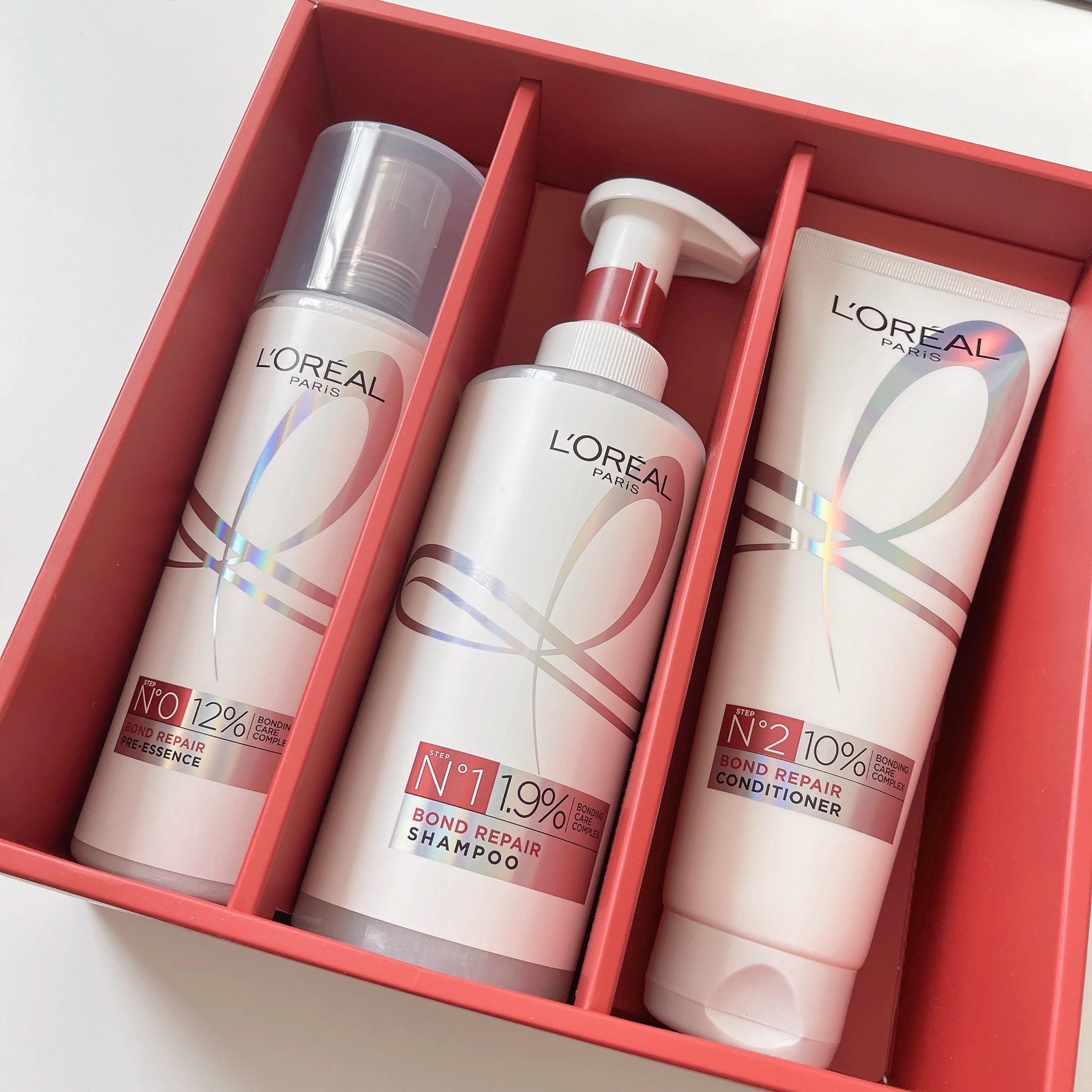 ロレアル パリ ボンド リペア シャンプー／コンディショナー/ロレアル パリ/市販シャンプーを使ったクチコミ（2枚目）