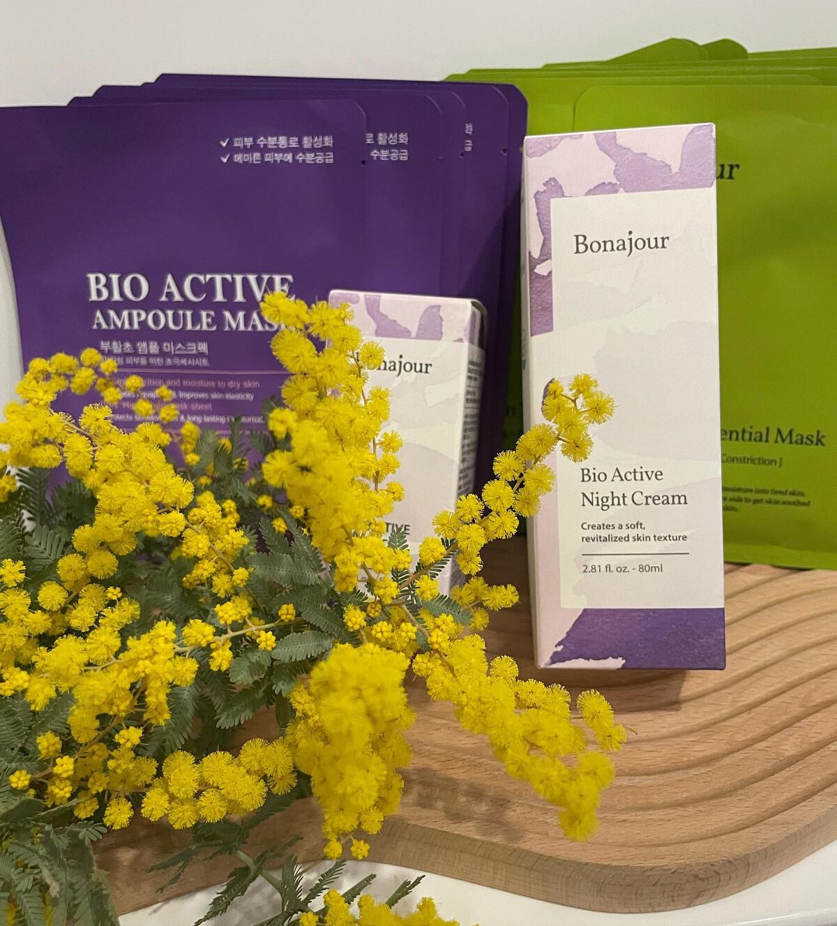 グリーンティーエッセンシャルマスク/Bonajour/シートマスク・パックを使ったクチコミ(2枚目)