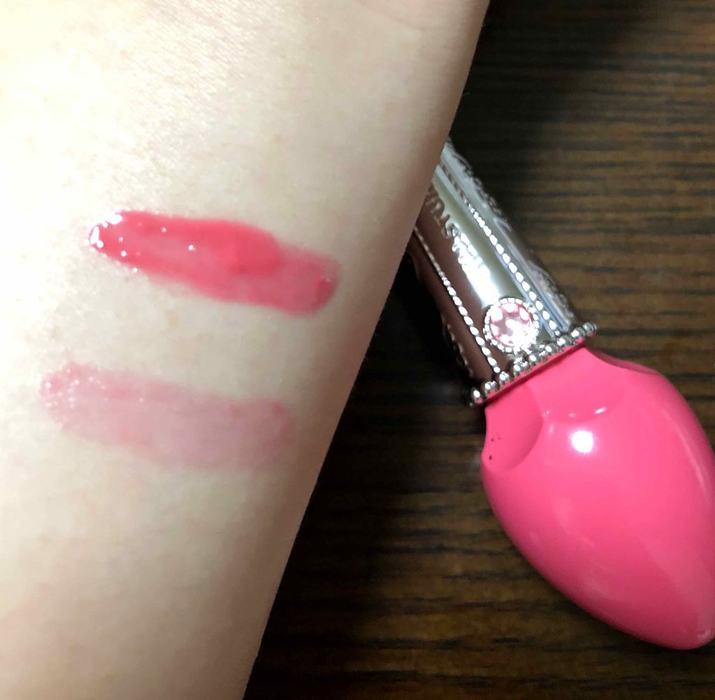 フォーエヴァージューシー オイルルージュ/JILL STUART/口紅を使ったクチコミ（2枚目）