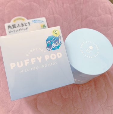 🎀PUFFY POD🎀
▷MILD PEERING PADS
▷Cタイプ
▷内容量 60枚
▷￥1,400（税抜）


今回お出かけしててLOFTで気になったので買ってみました！✨

今拭き取り化粧水と