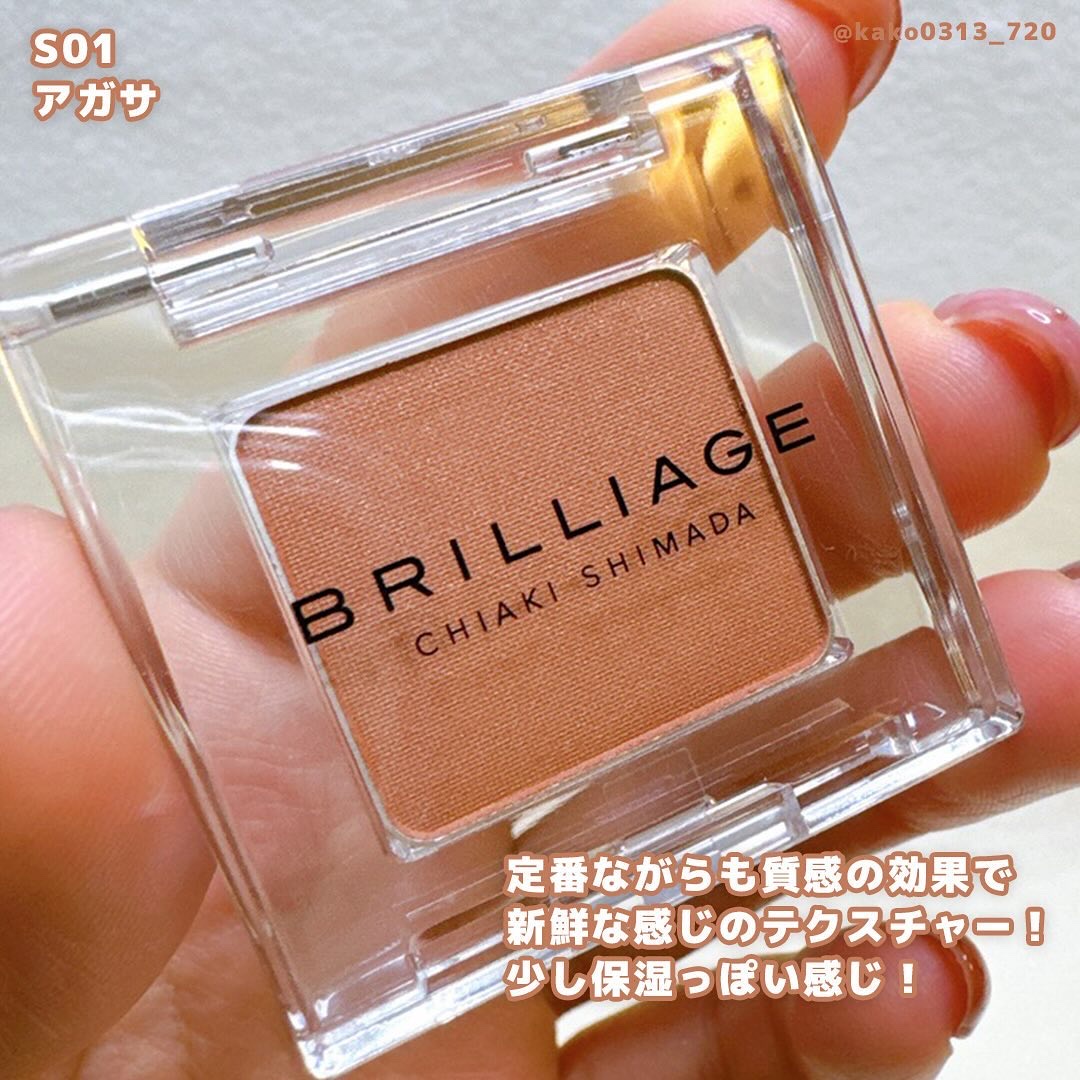 ワンダークリエイション  S01-アガサ/ブリリアージュ/単色アイシャドウを使ったクチコミ（2枚目）