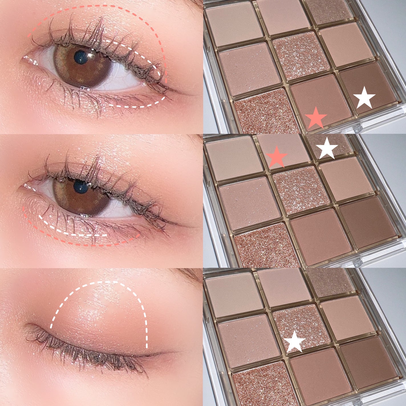 KEYBO FALL IN LOVE SHADOW PALETTE/keybo/アイシャドウパレットを使ったクチコミ(3枚目)