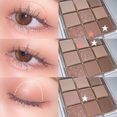 KEYBO FALL IN LOVE SHADOW PALETTE/keybo/アイシャドウパレットを使ったクチコミ（3枚目）