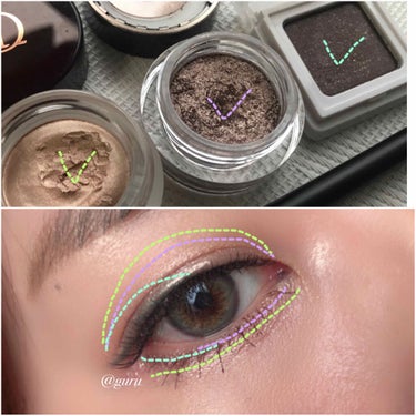 HOURGLASS  Scattered Light Glitter Eyeshadow/HOURGLASS/ジェル・クリームアイシャドウを使ったクチコミ（3枚目）