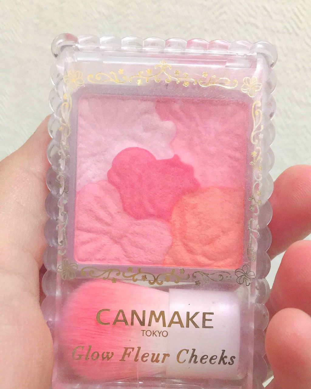 グロウフルールチークス/キャンメイク/パウダーチークを使ったクチコミ（1枚目）