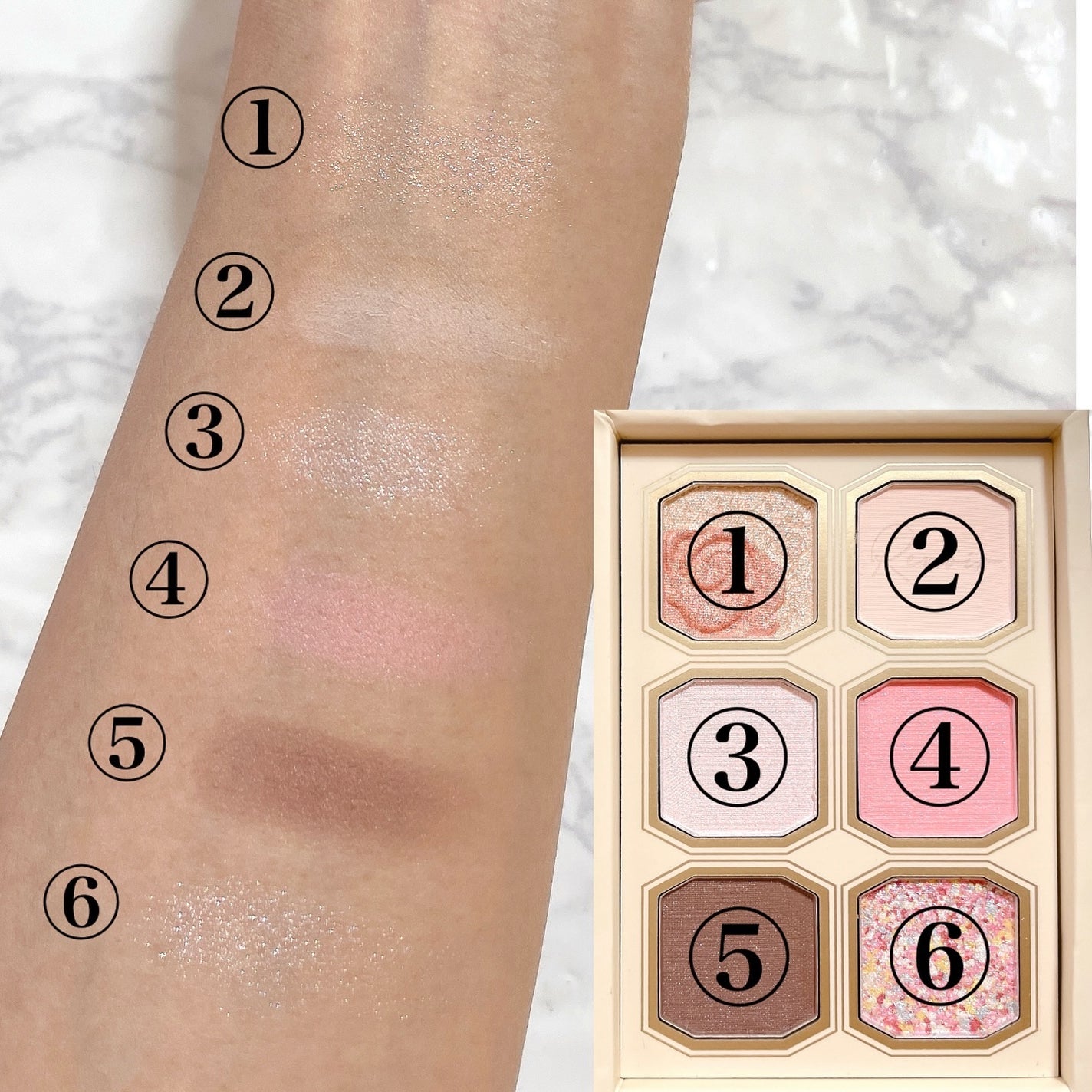 絵画アイシャドウパレット/MilleFée/アイシャドウパレットを使ったクチコミ(4枚目)