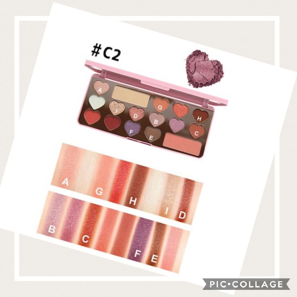 チョコレート ピンク ラブ アイシャドウ/HOJO/アイシャドウパレットを使ったクチコミ(3枚目)