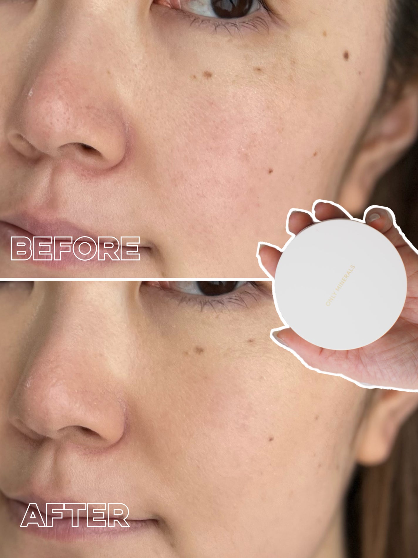 薬用 リンクルホワイト クッションBB/ONLY MINERALS/クッションファンデーションを使ったクチコミ(1枚目)