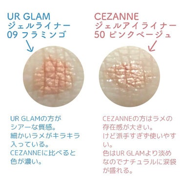  UR GLAM　GEL EYELINER/U R GLAM/ジェルアイライナーを使ったクチコミ（2枚目）