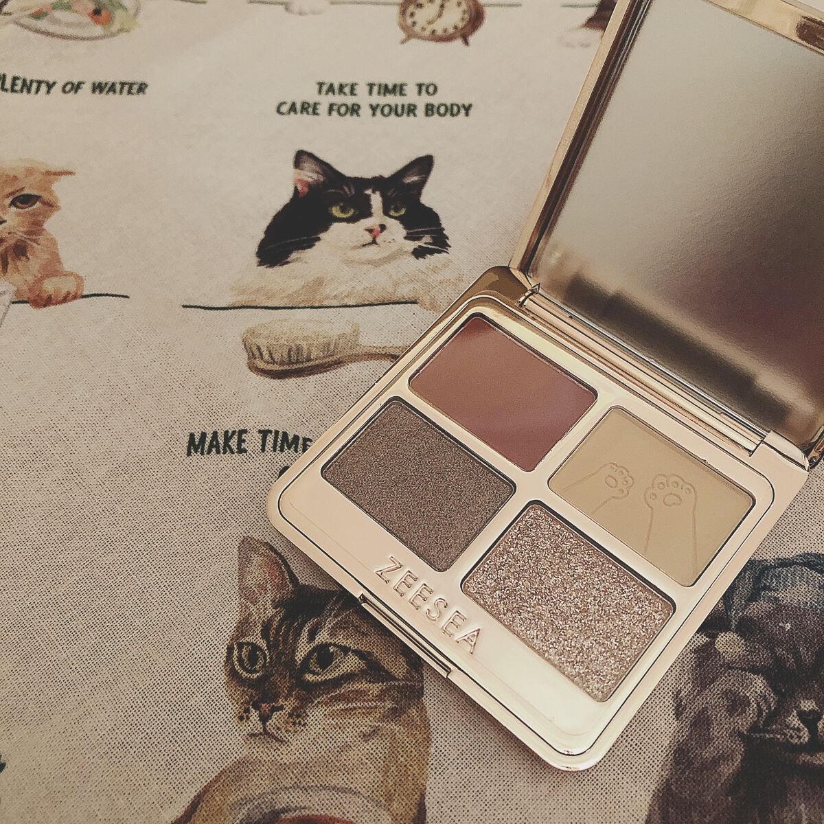 アニマルアイシャドウ(4シェード)/ZEESEA/アイシャドウパレットを使ったクチコミ（2枚目）